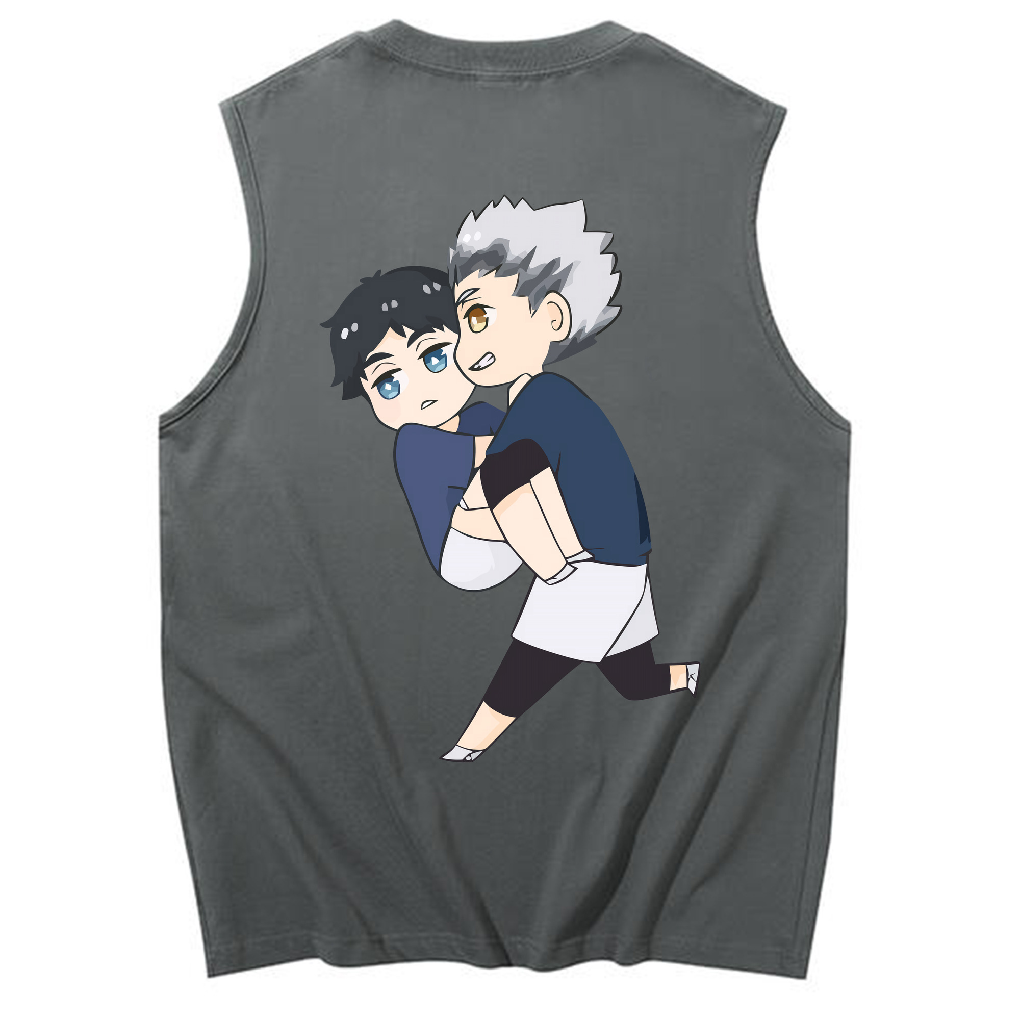 （画像用） ハイキュー!! Haikyu!! コットン100％タンクトップ（背面プリント）